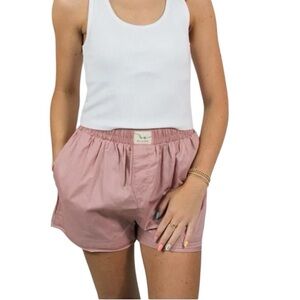 Free People Women's Day to Day Solid Boxer Shorts, Size SMALL
